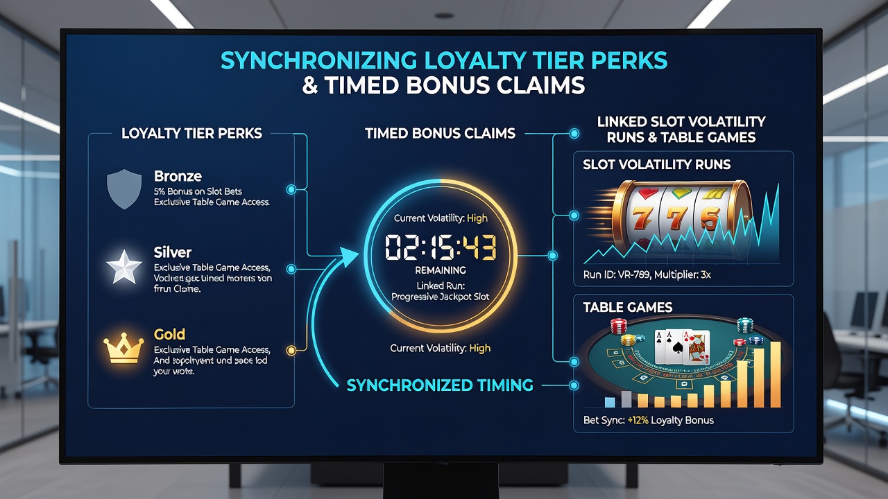 Players coordinating slot sessions with table game positioning under active bonus periods