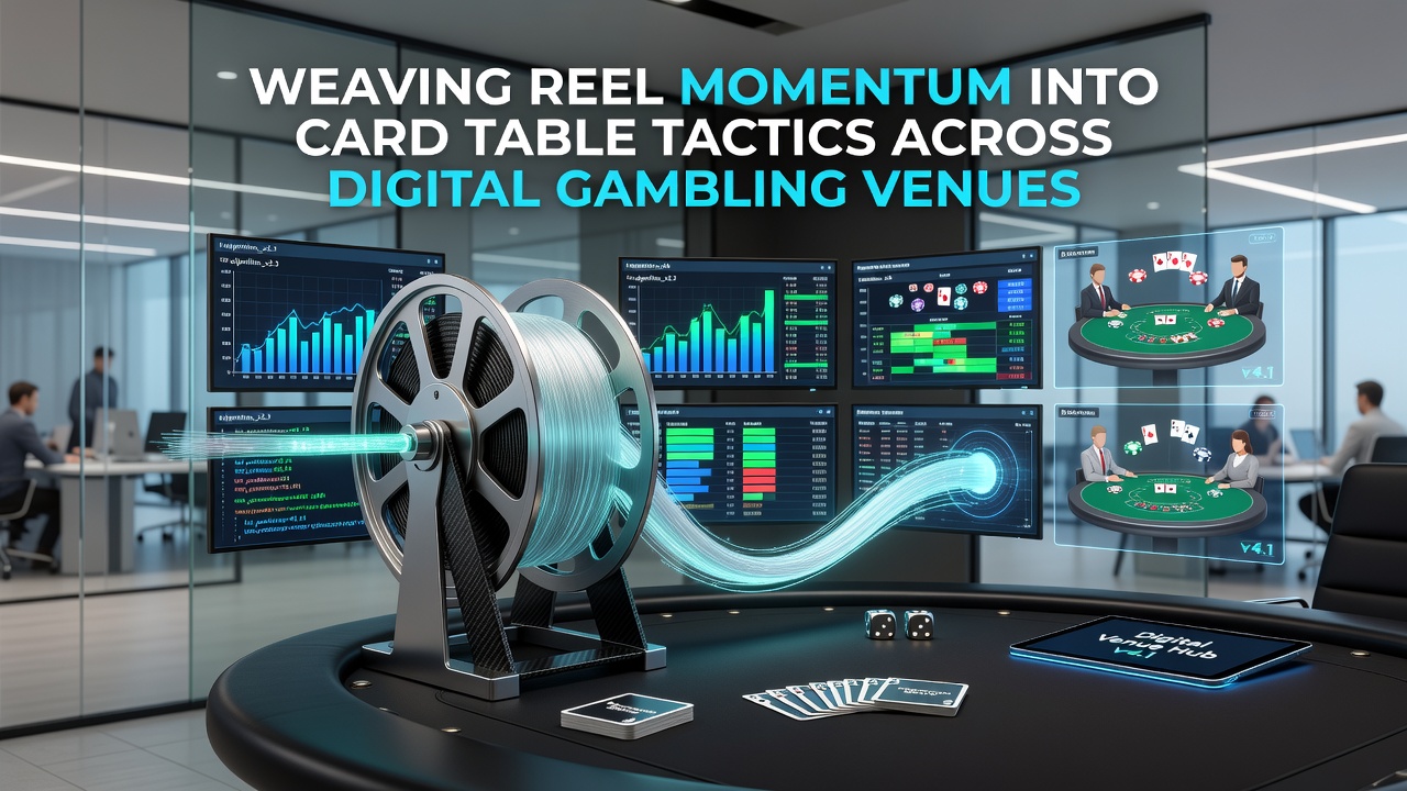 Split-screen view of a slot reel sequence transitioning into a live poker table on a mobile device